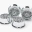 95531 Wire Spoke Wheels for Low-Profile Tires (Silver Plated)