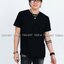 เสื้อยืด คอกลม แขนสั้น สีดำ Size S