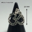 แหวนโอม L BlackCZ