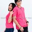 เสื้อยืด คอกลม แขนสั้น สีชมพู Sweety Size XL
