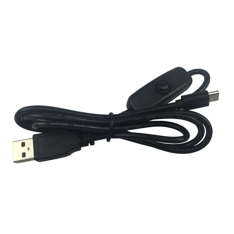 สายไฟ Micro USB ยาว 1 เมตร แบบมีสวิทช์เปิด-ปิด